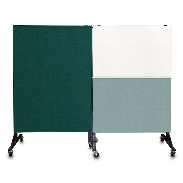 Enclosed Corkboard, 3 Door, 96"x48", 4" Fra